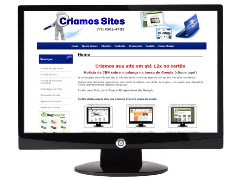  Escritórios: Criação de Sites: Criamos Site